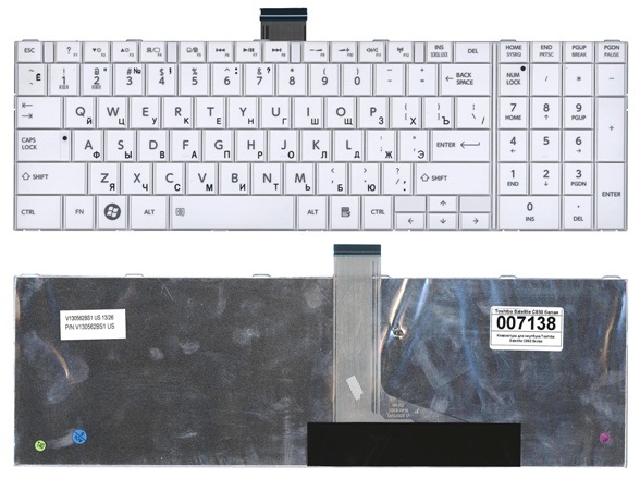 Клавиатура для ноутбука Toshiba Satellite L850 - интернет-магазин Kazit